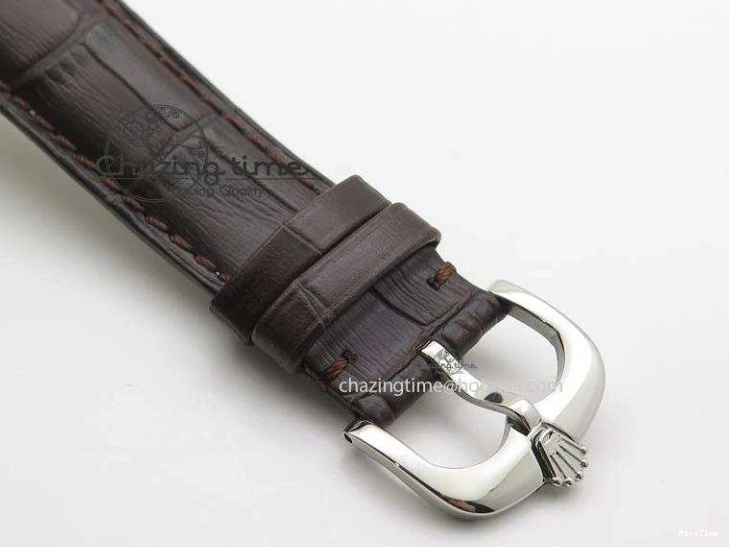 MiroTime 0117 Cellini 50509 SS Sliver Dial On Brown Leather Strap A2813 BP Maker OnTrend 4036